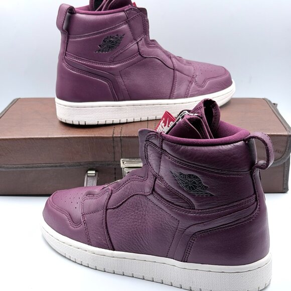 Wmns Air Jordan 1 Retro High Zip 'Bordeaux' - Picture 13 of 13